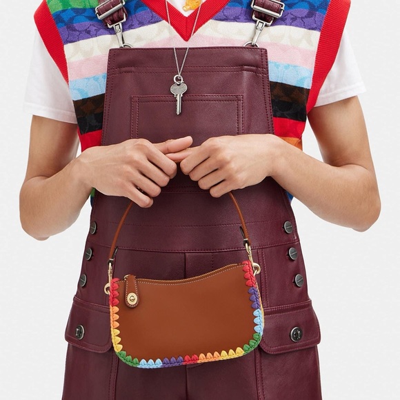 CJ785 - Coach Swinger 20 with Rainbow Crochet - Picture 12 of 12